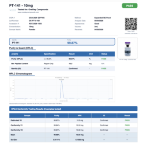 B18-COA-PT141-10MG-PAGE-1-600x850 B18 COA PT141 10MG PAGE 1 600x850 1 300x300